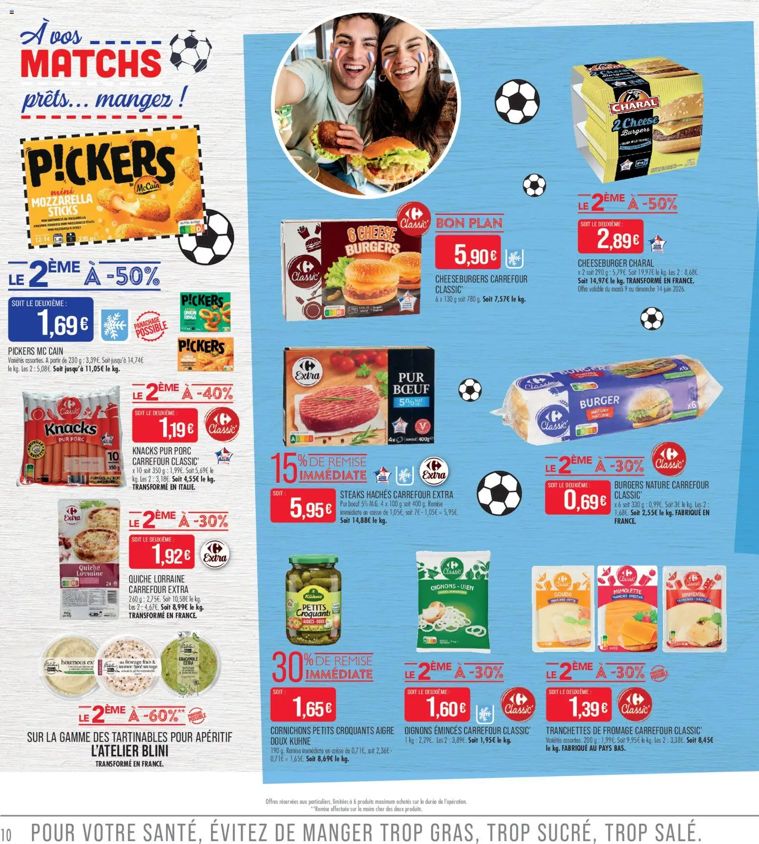 {H1} | Page: 10 | Produits: Emmental, Fromage, Oignons, Gouda