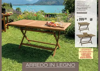 Anteprima del volantino Brico OK volantino Arredo Giardino valido a partire dal 05.03.2026 | Pagina: 23 | Prodotti: Tavolo