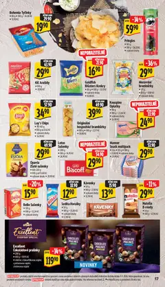 Náhled letáku Kruspino Oplatky, 110 g • 100 g = 22,64 Kč od 16.09.2026 | Strana: 25 | Produkty: Krekry, Lay's, Bebe, Sušenky