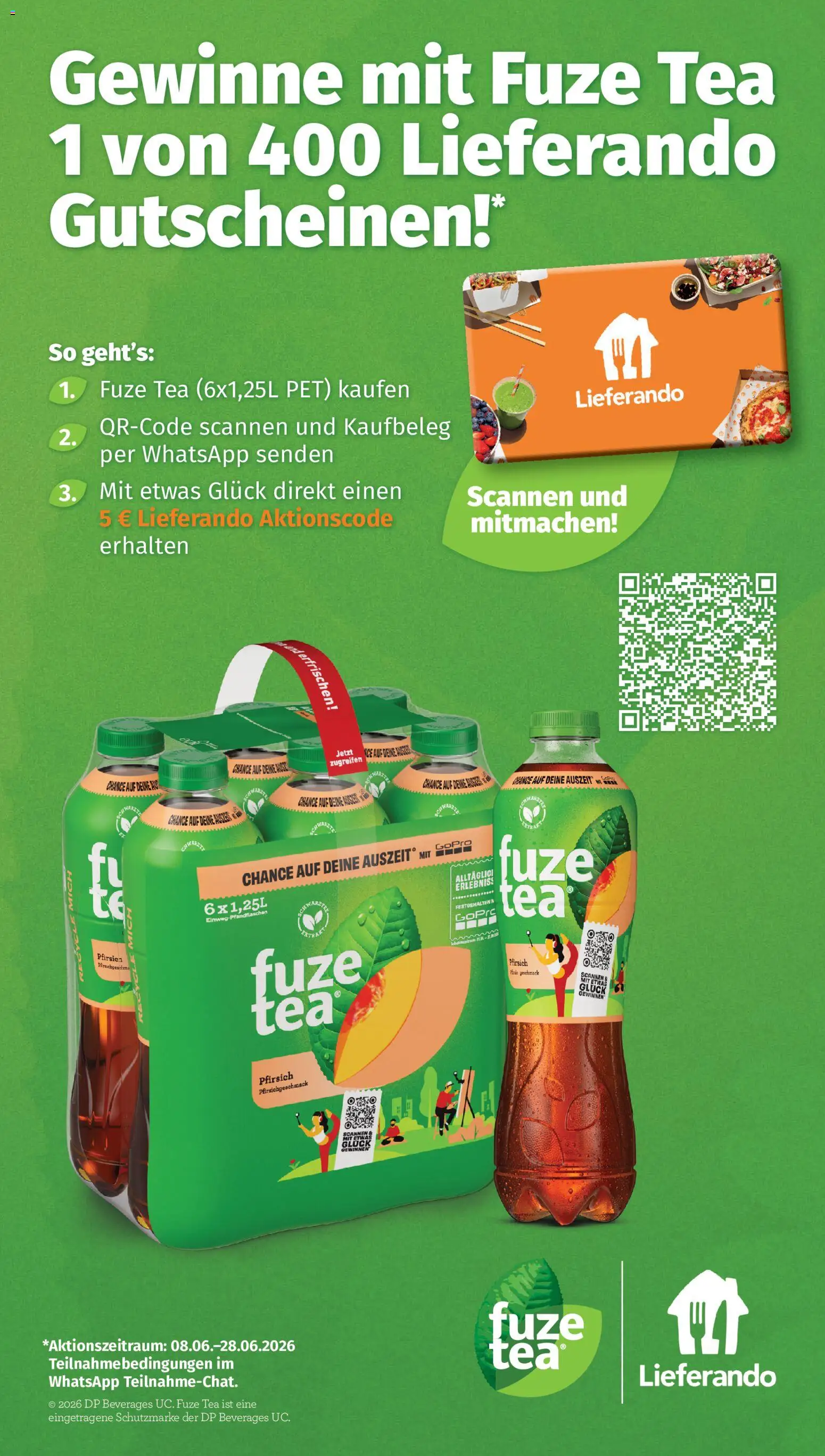 Famila Nordwest Prospekt – gültig ab 08.06.2026 | Seite: 27 | Produkte: Fuze tea, Pfirsich