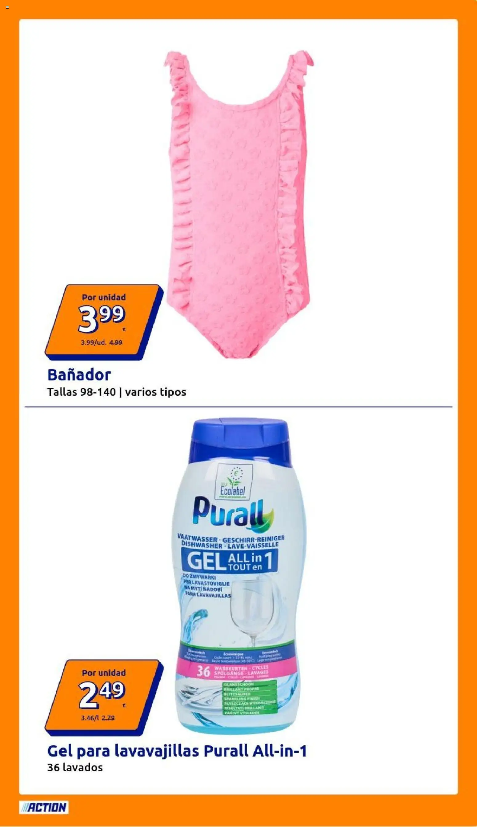 Action folleto │ válido desde el 15/07/2026 | Página: 17 | Productos: Gel para lavavajillas, Lavavajillas