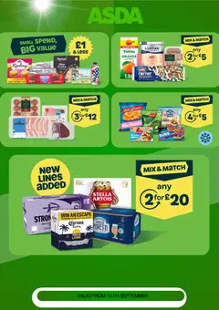 Preview of Weekly offers Asda valid from 15/09/2026 | Page: 2 | Products: Prawns, Chocolate balls, Meat, Orange