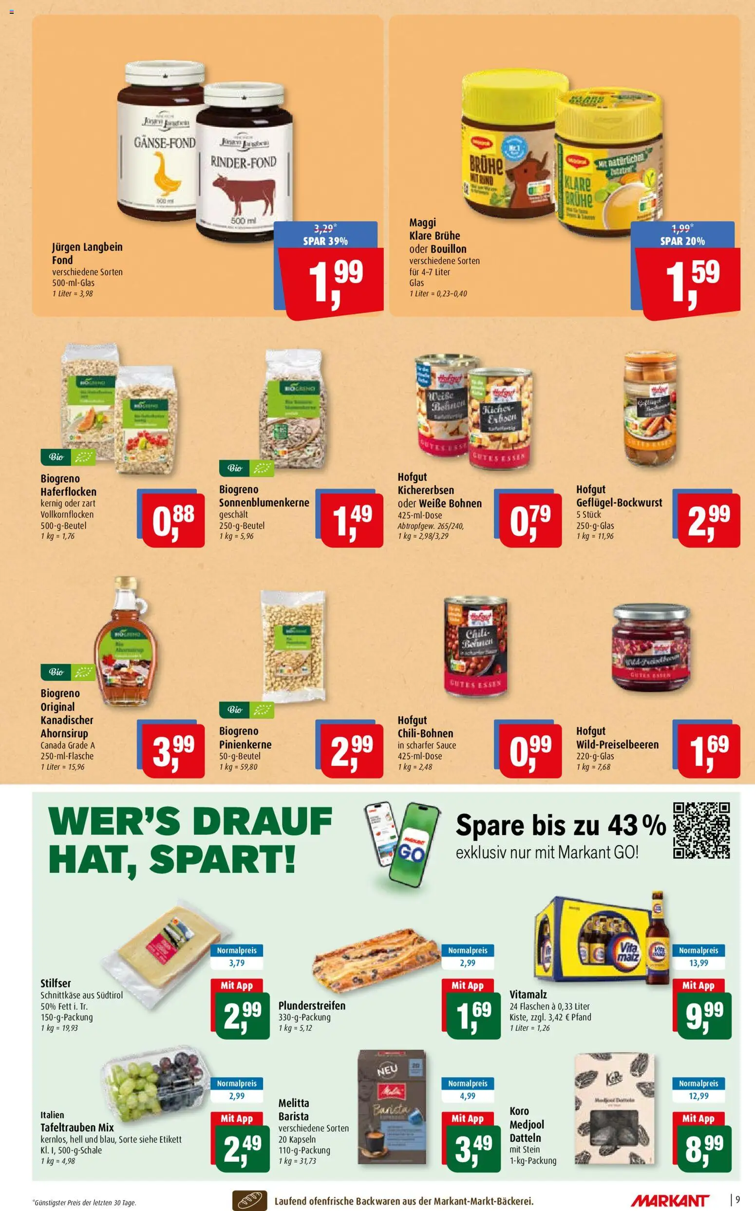 Markant Prospekt – gültig ab 05.10.2026 | Seite: 9 | Produkte: Maggi, Ofenfrische, Brühe, Chili
