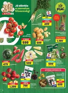 Spar akciós újság - amely érvényes a következő dátumtól: 28.05.2026 | Oldal: 4