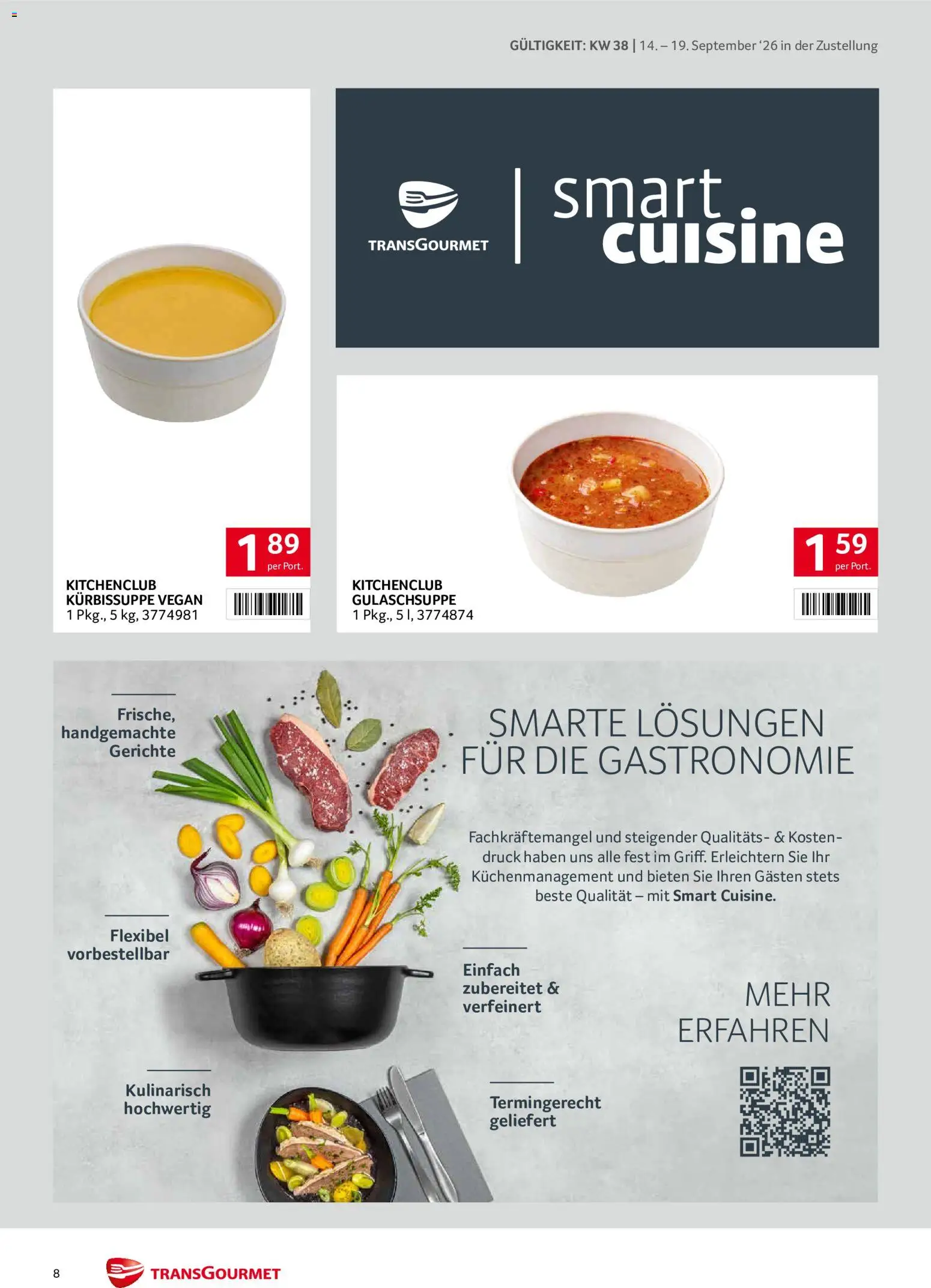 Transgourmet Zustellaktion gültig ab 14.09.2026 | Seite: 8