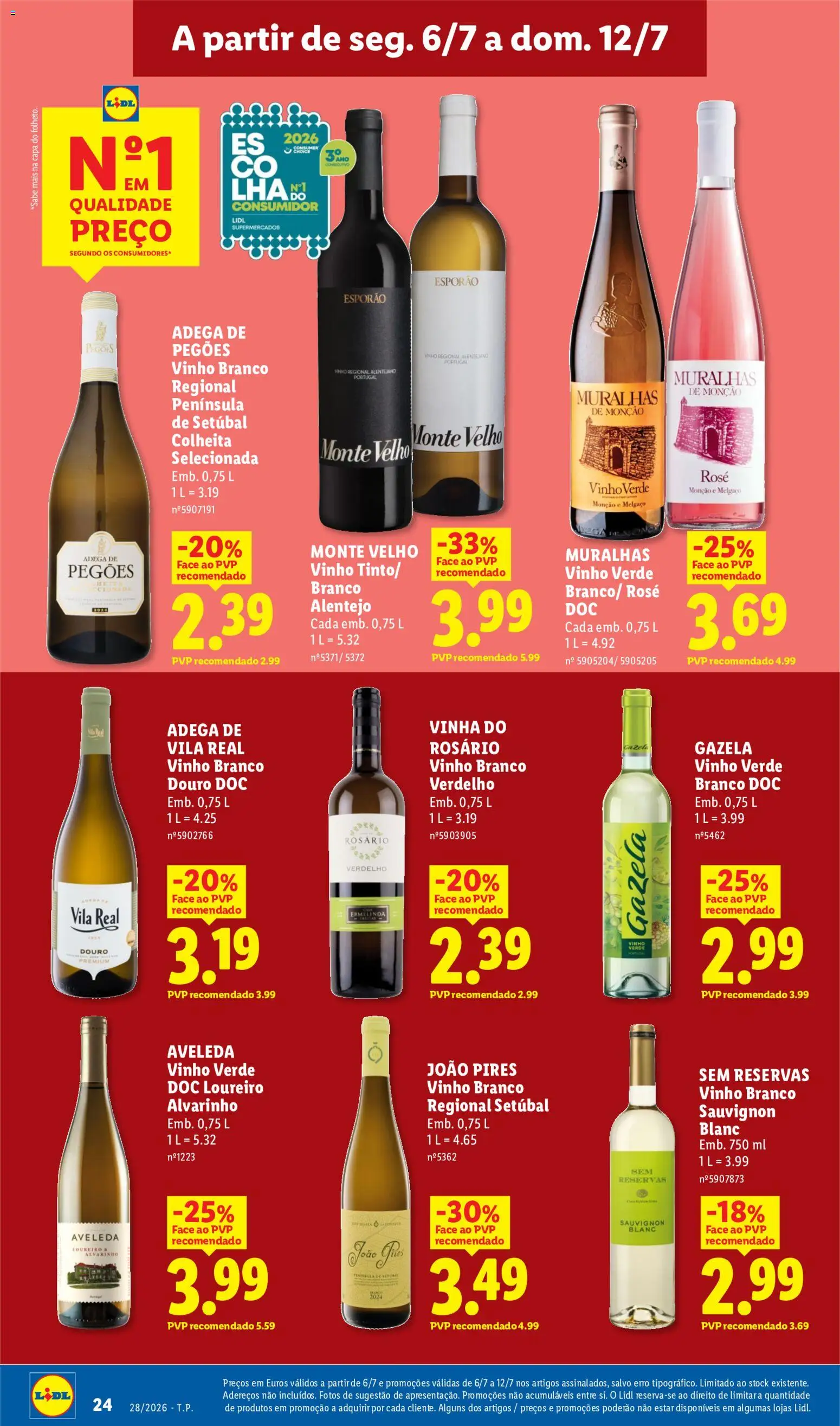 Lidl folheto │ válido de 06/07/2026 | Página: 24 | Produtos: Vinho