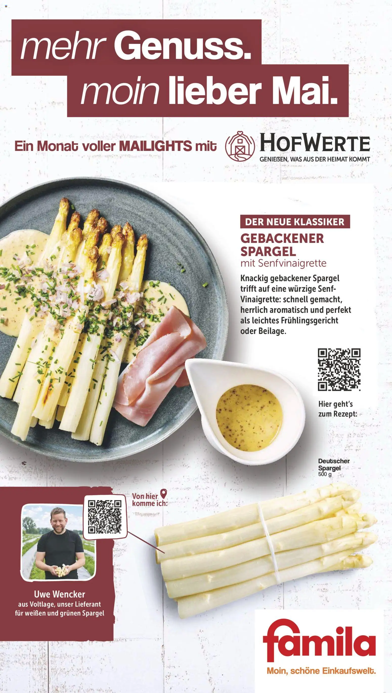 Famila Nordwest Sonderangebote – gültig ab 03.05.2026 | Seite: 1 | Produkte: Spargel