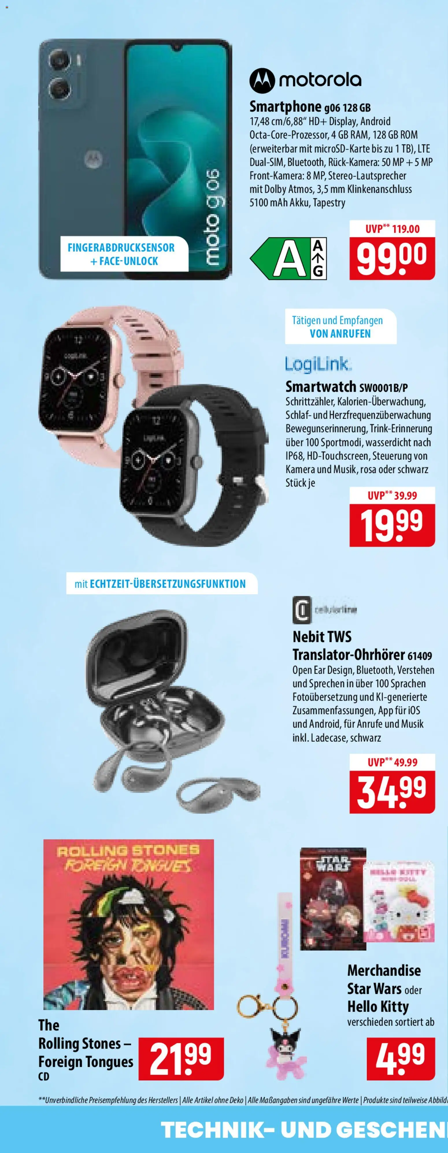 Famila Prospekt – gültig ab 13.07.2026 | Seite: 36 | Produkte: Kamera, Smartwatch, Smartphone