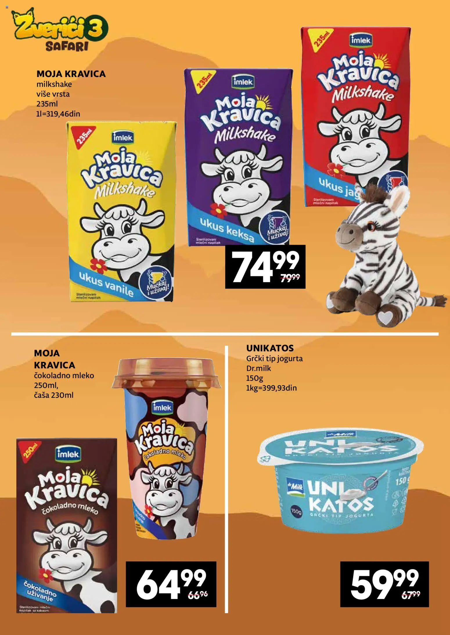 Idea katalog - važi od 20.04.2026 | Strana: 4 | Proizvode: Čokoladno mleko, Moja kravica, Mleko