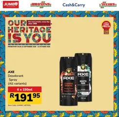 Jumbo specials catalogue – valid from 24/09/2026 | Page: 13 | Products: Body spray, Fragrance, Deodorant, Pepper