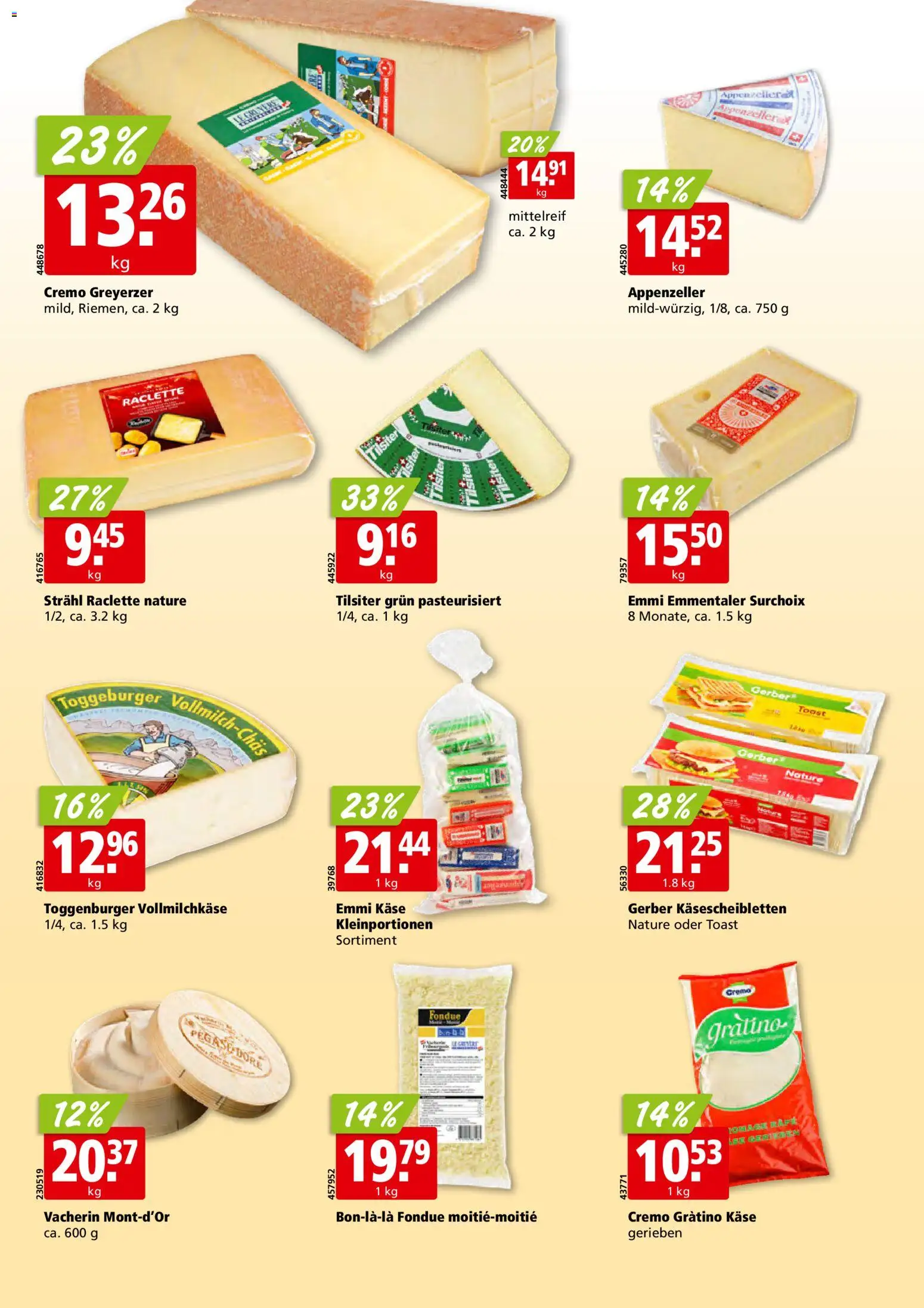 Aligro aktionen Schlieren, Gossau SG, Frauenfeld, Rapperswil-Jona, Sargans, Bern – gültig ab 26.10.2026 | Seite: 20 | Produkte: Käse, Raclette, Fondue