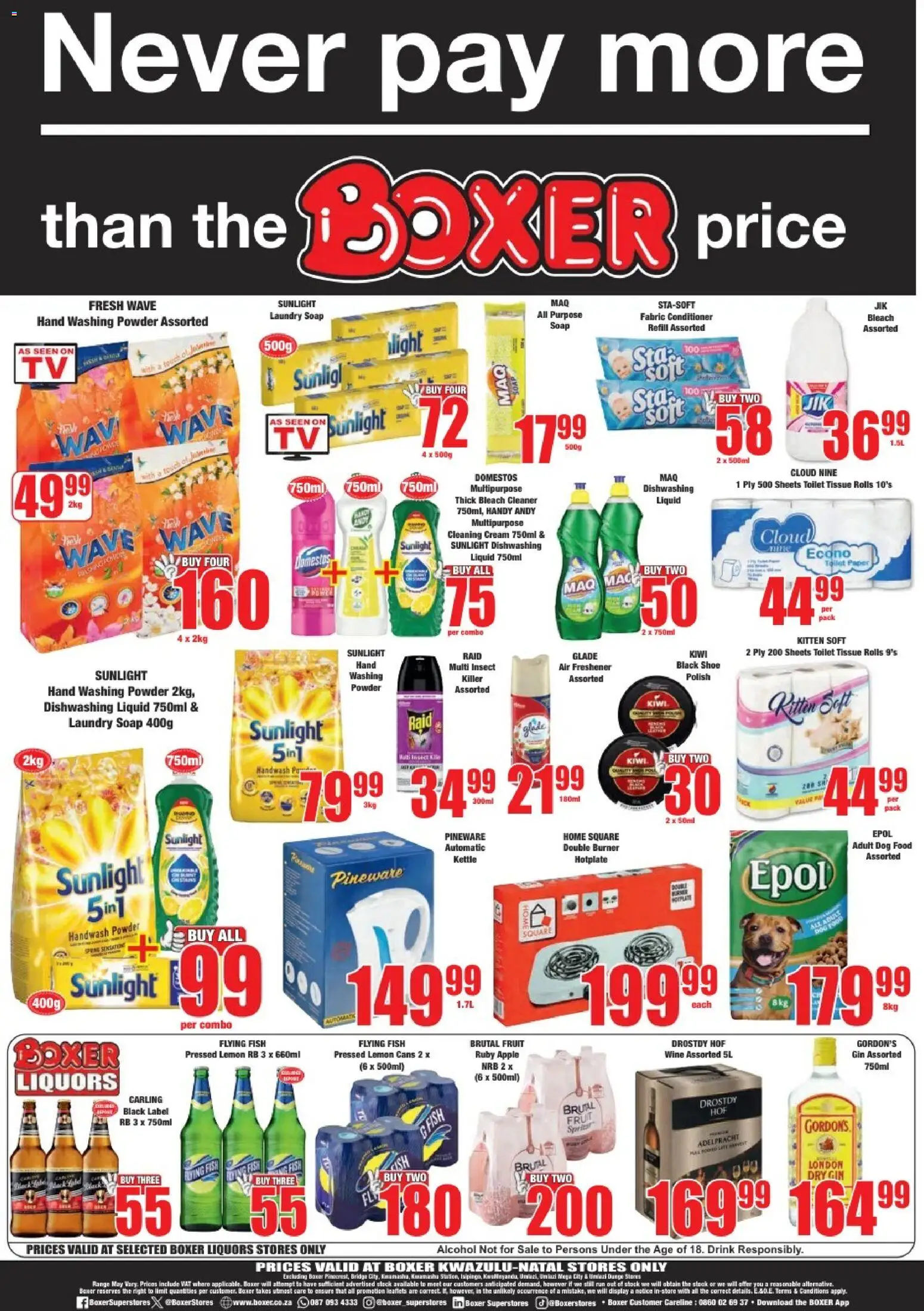 Boxer Specials (23/02/2026 - 08/03/2026) Online