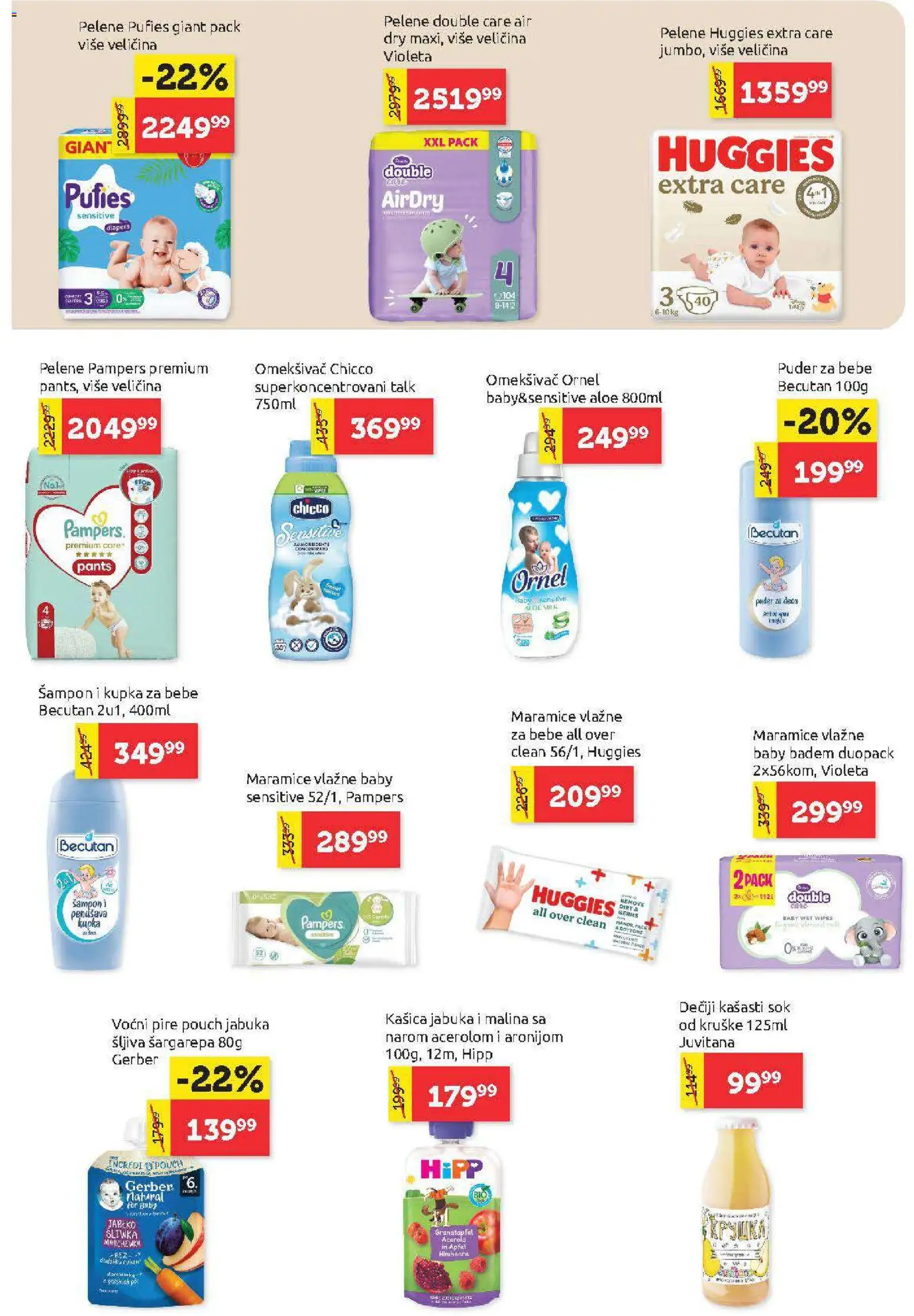 SuperVERO katalog - važi od 02.04.2026 | Strana: 30 | Proizvode: Pampers, Puder, Šampon, Šljiva