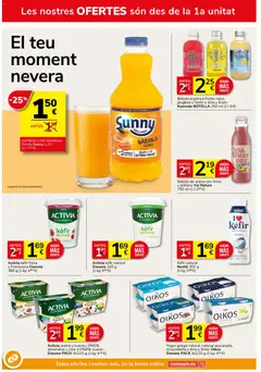 Vista previa Consum folleto válido desde el 25/06/2026 | Página: 4 | Productos: Lima, Yogur, Μαγειρική εστία, Nevera