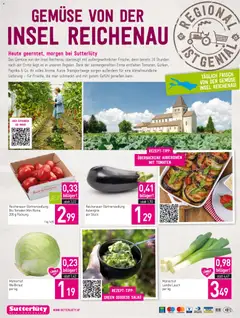 Sutterlüty Flugblatt ab 27.08.2026 gültig | Seite: 20 | Produkte: Gemüse, Aubergine, Tomaten
