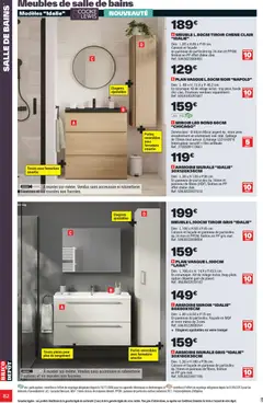 Brico Dépôt - Prévisualisation de Brico Dépôt L'officiel du bricolage valide à partir de 16/06/2026 | Page: 82 | Produits: Meuble, Interrupteur, Armoire, Miroir