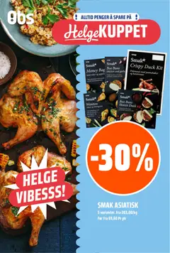 Forhåndsvisning av Coop Obs Helgemat Kuppet gyldig fra 23/07/2026