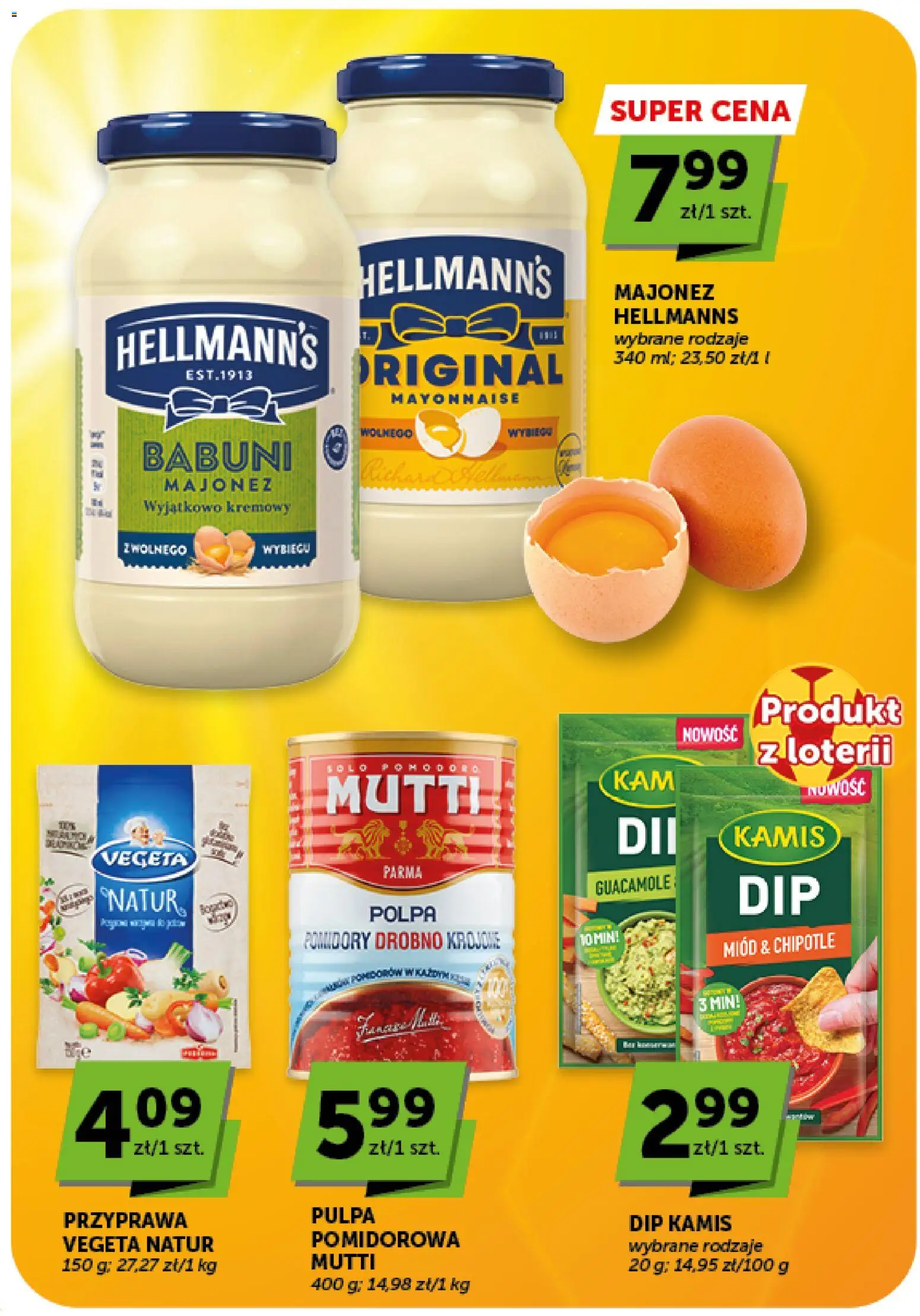 Groszek gazetka - Market od 16.07.2026 | Strona: 24 | Produkty: Miód, Pomidory, Majonez