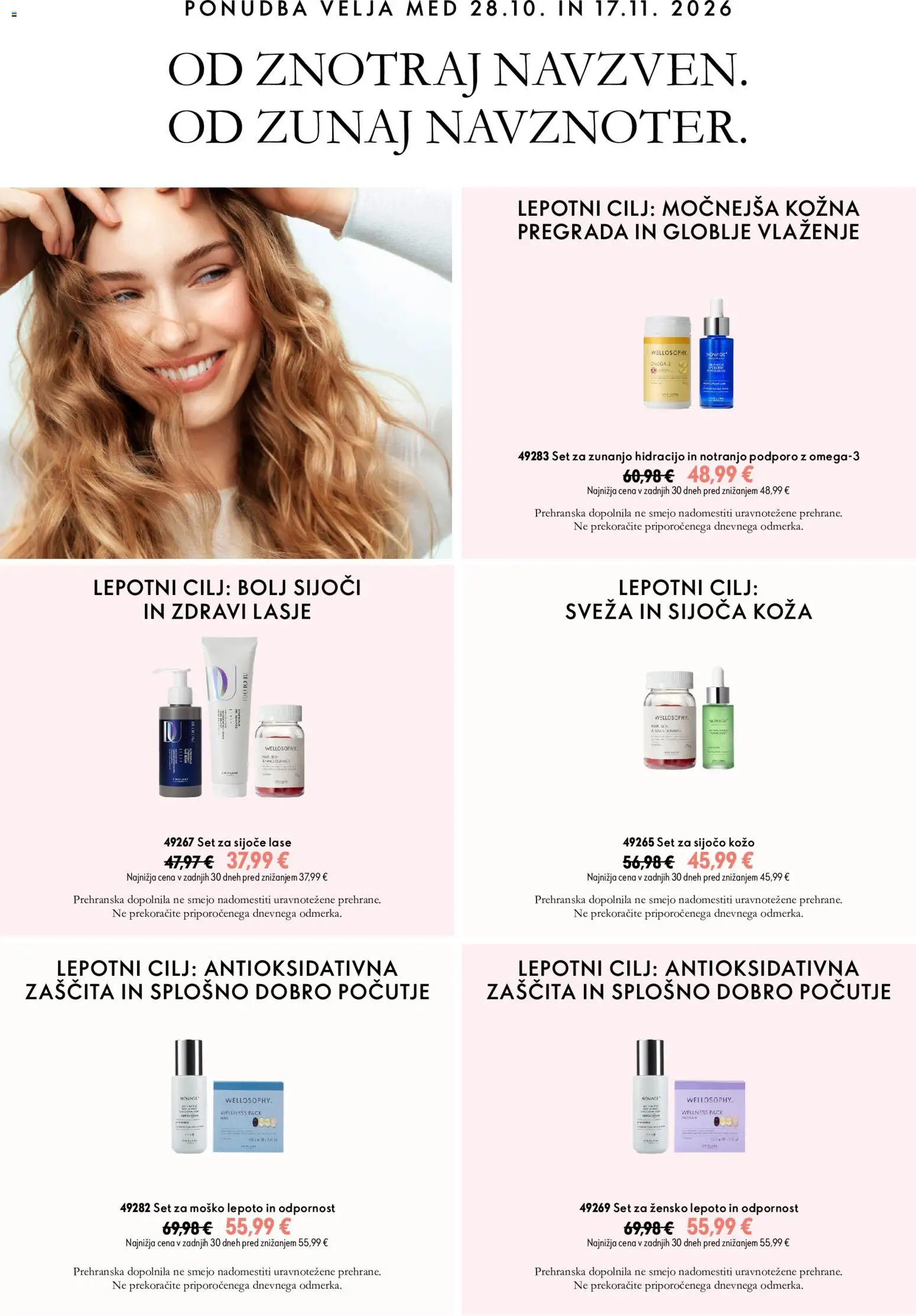 Novi Oriflame katalog ponudbe – veljaven od 28.10.2026 | Stran: 10 | Izdelki: Med, Prehranska dopolnila