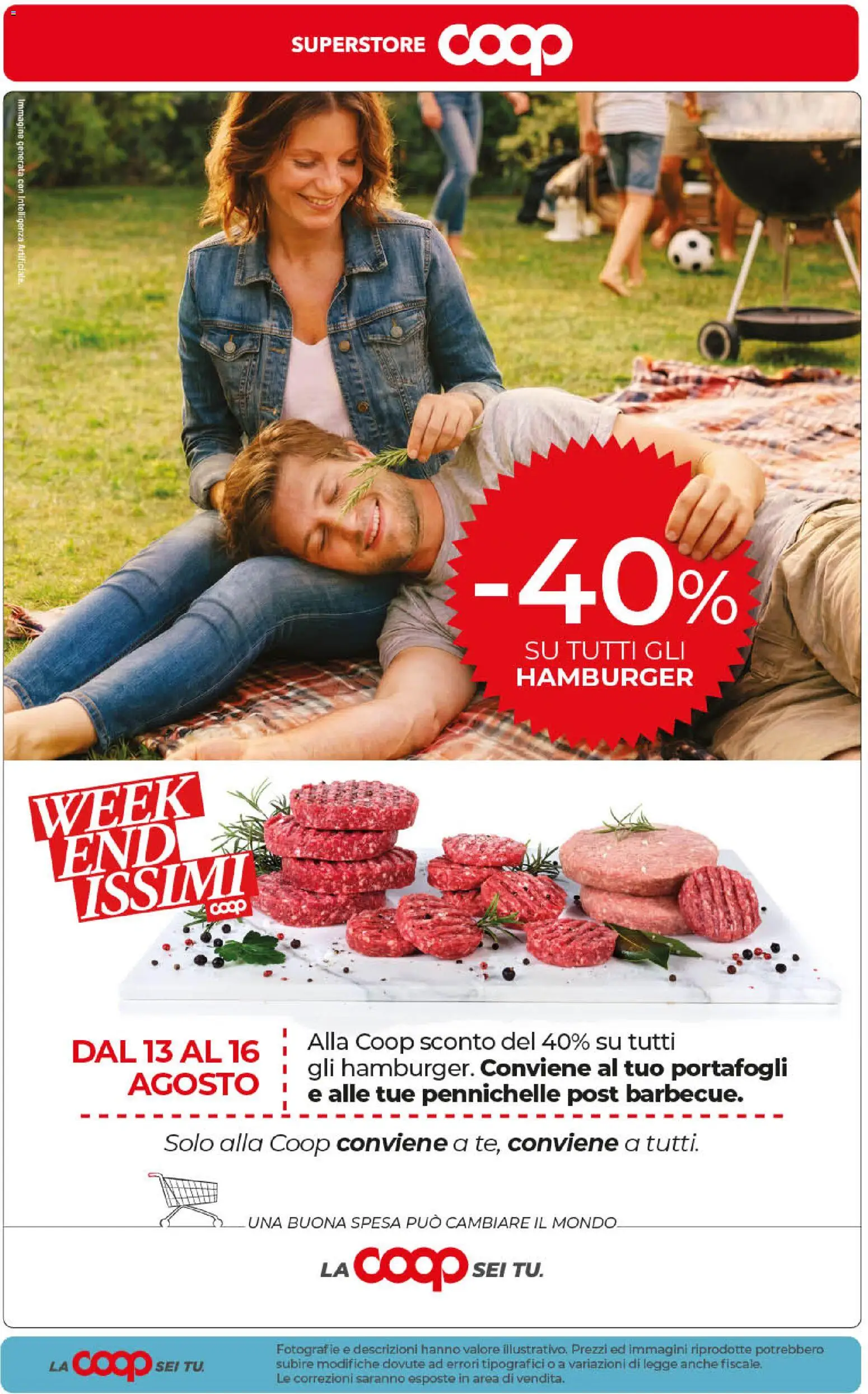 Volantino COOP del 11/08/2026 | Pagina: 49 | Prodotti: Hamburger