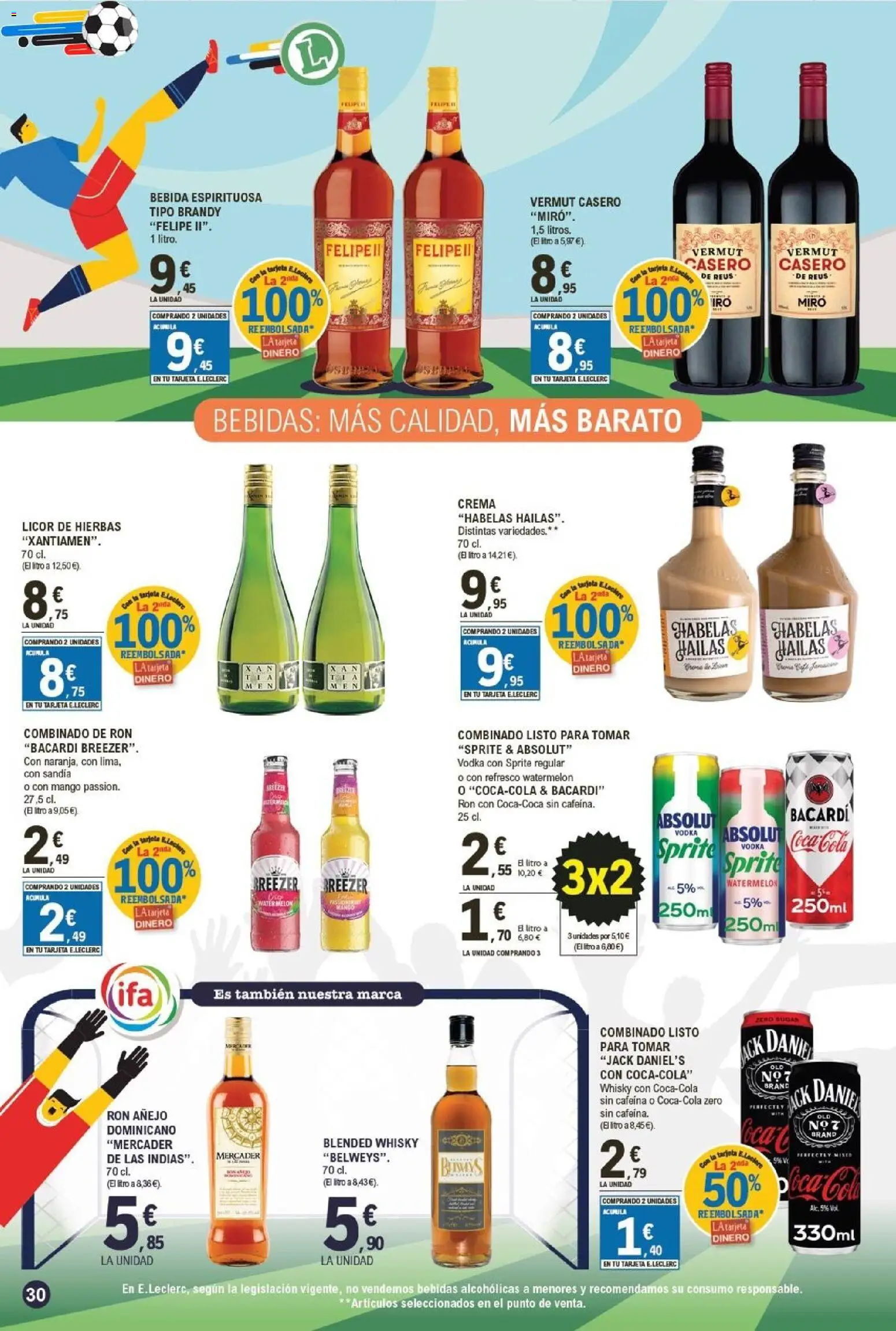 E.Leclerc folleto Gool │ válido desde el 03.06.2026 | Página: 30 | Productos: Φορτιστής, Licor, Crema, Μαύρο πιπέρι