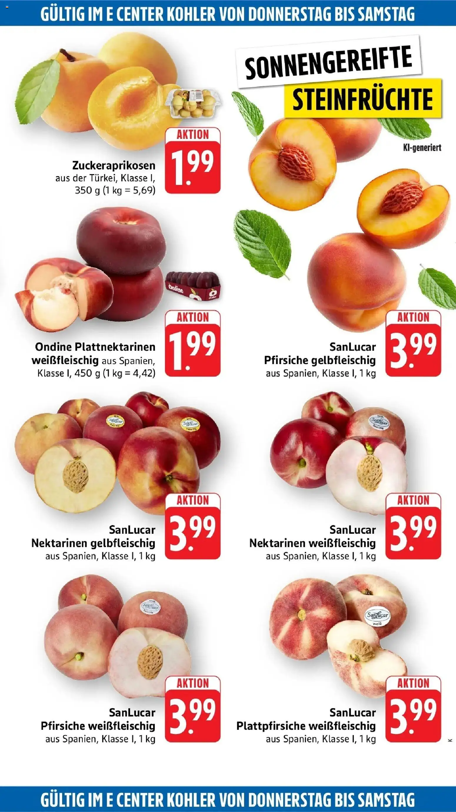 Edeka Prospekt Lahr (ab 17.08.2026) » Angebote Online | Seite: 45 | Produkte: Nektarinen, Reis