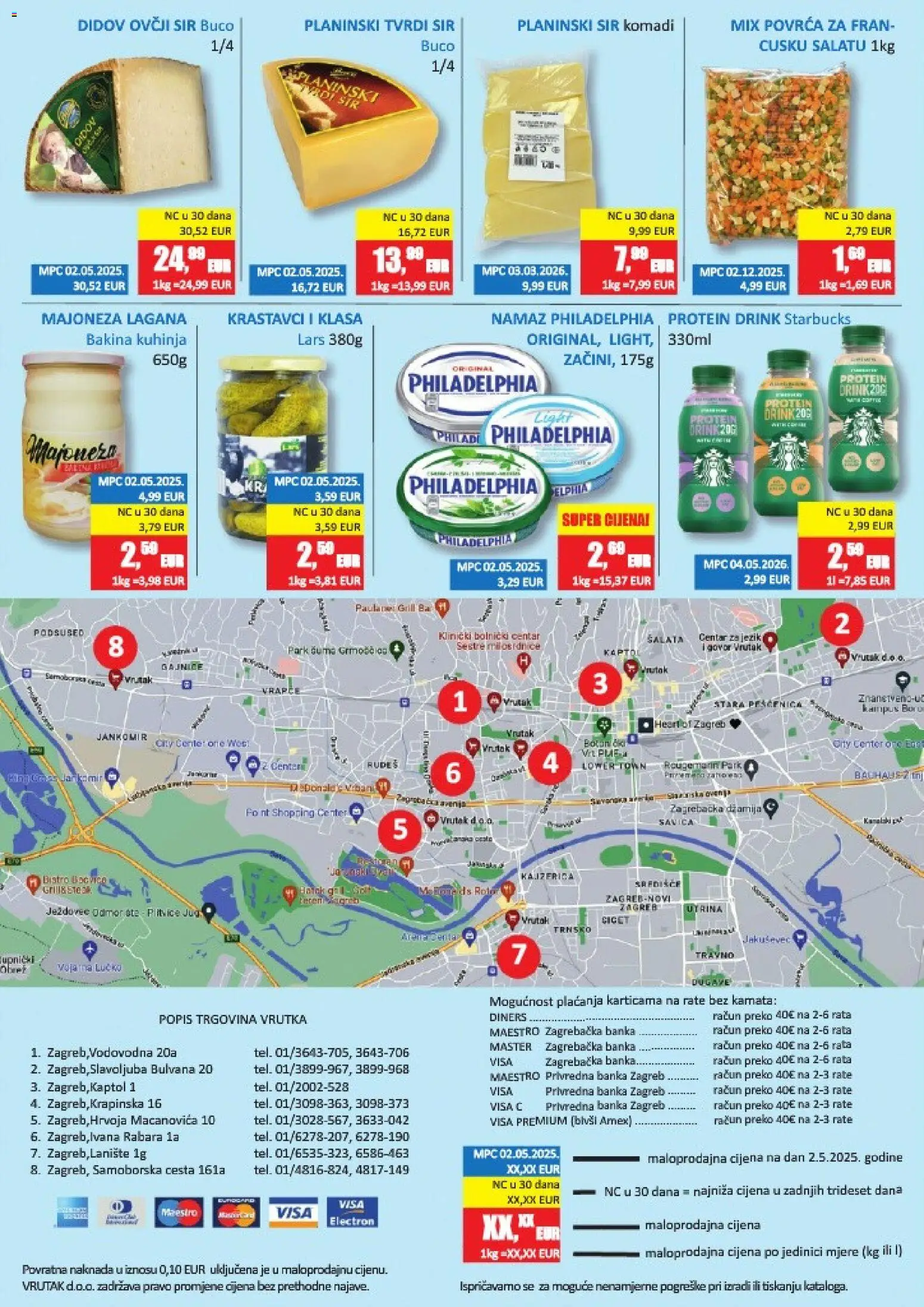 Vrutak katalog | vrijedi od 11.05.2026 | Stranica: 32 | Proizvodi: Salata, Majoneza, Kuhinja, Tvrdi sir
