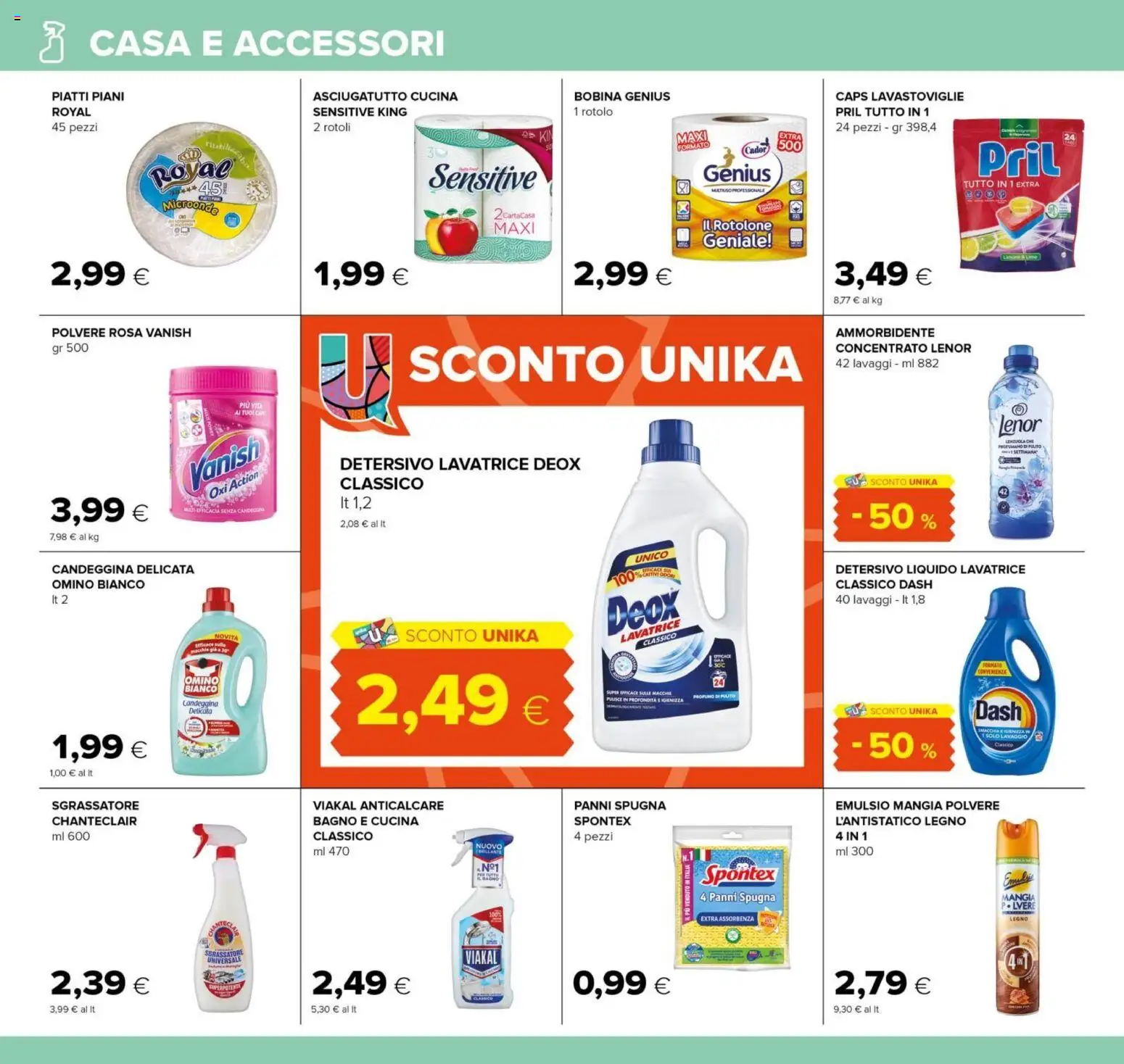 Volantino Tigre del 18.06.2026 | Pagina: 22 | Prodotti: Spugna, Microonde, Sgrassatore, Asciugatutto
