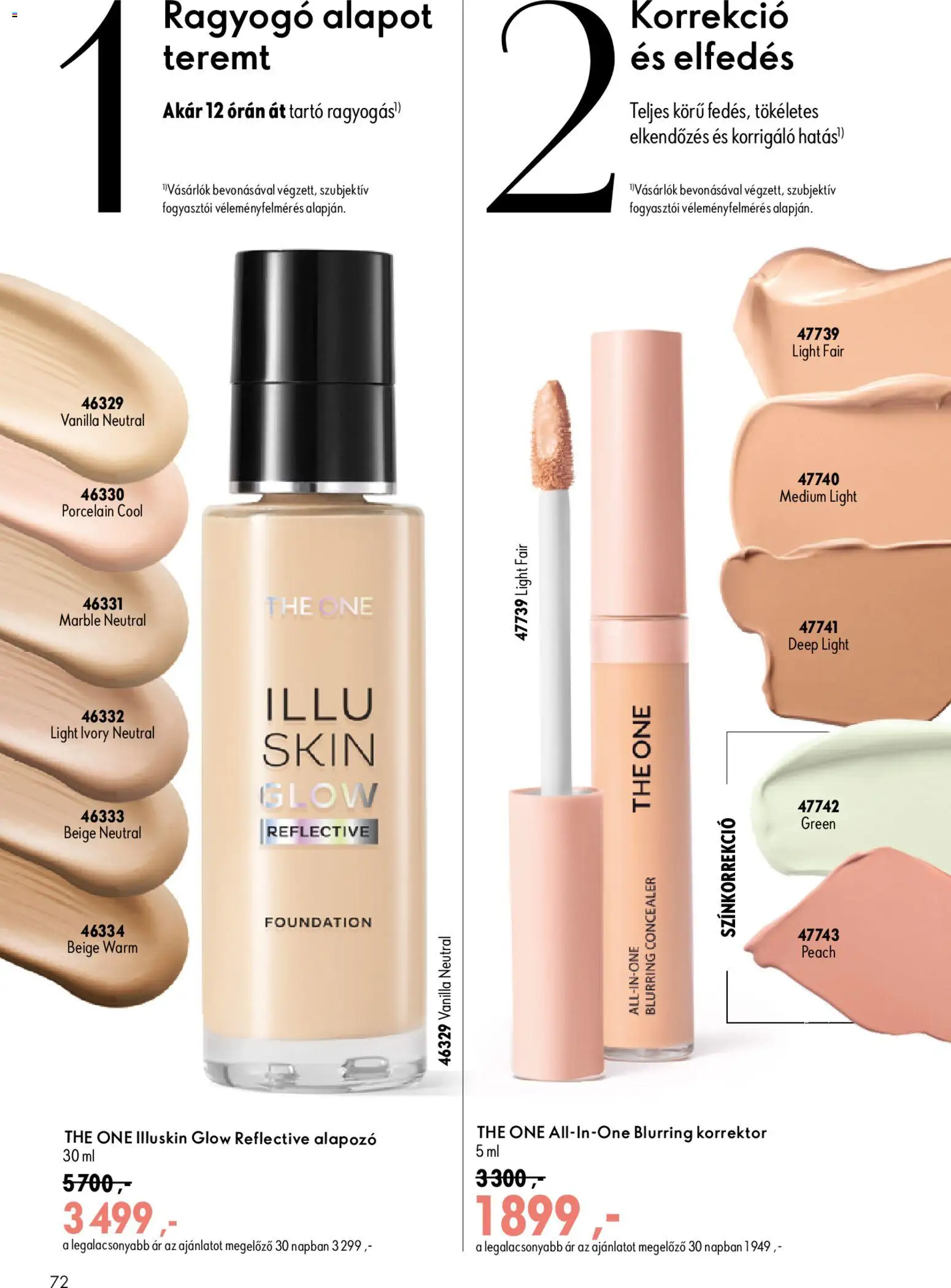 Oriflame akciós ujság - amely érvényes a következő dátumtól: 2026.08.19. | Oldal: 72 | Termékek: Korrektor, Alapozó