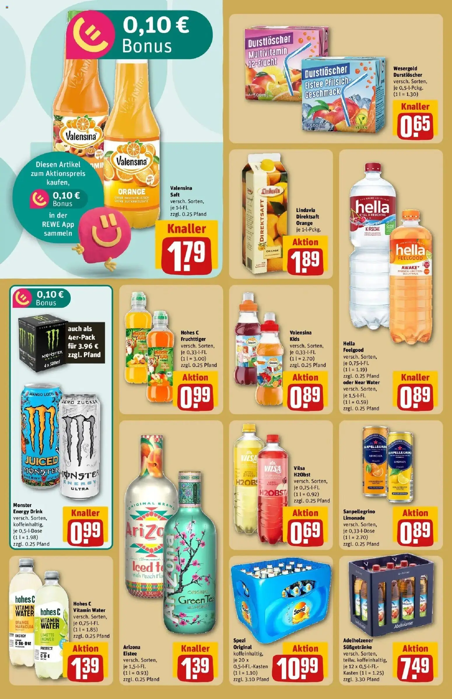 REWE Prospekt ab 14.09.2026 zum Blättern » Angebote | Seite: 24 | Produkte: Energy, Adelholzener, Mango, Saft