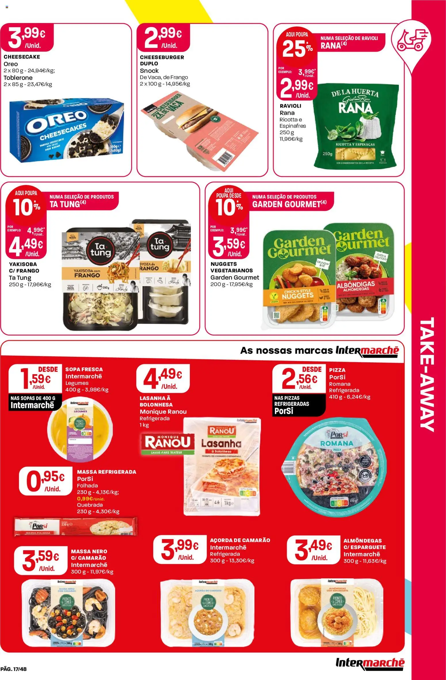 Intermarché folheto │ válido de 08/10/2026 | Página: 17 | Produtos: Massa folhada, Sopas, Legumes, Nuggets