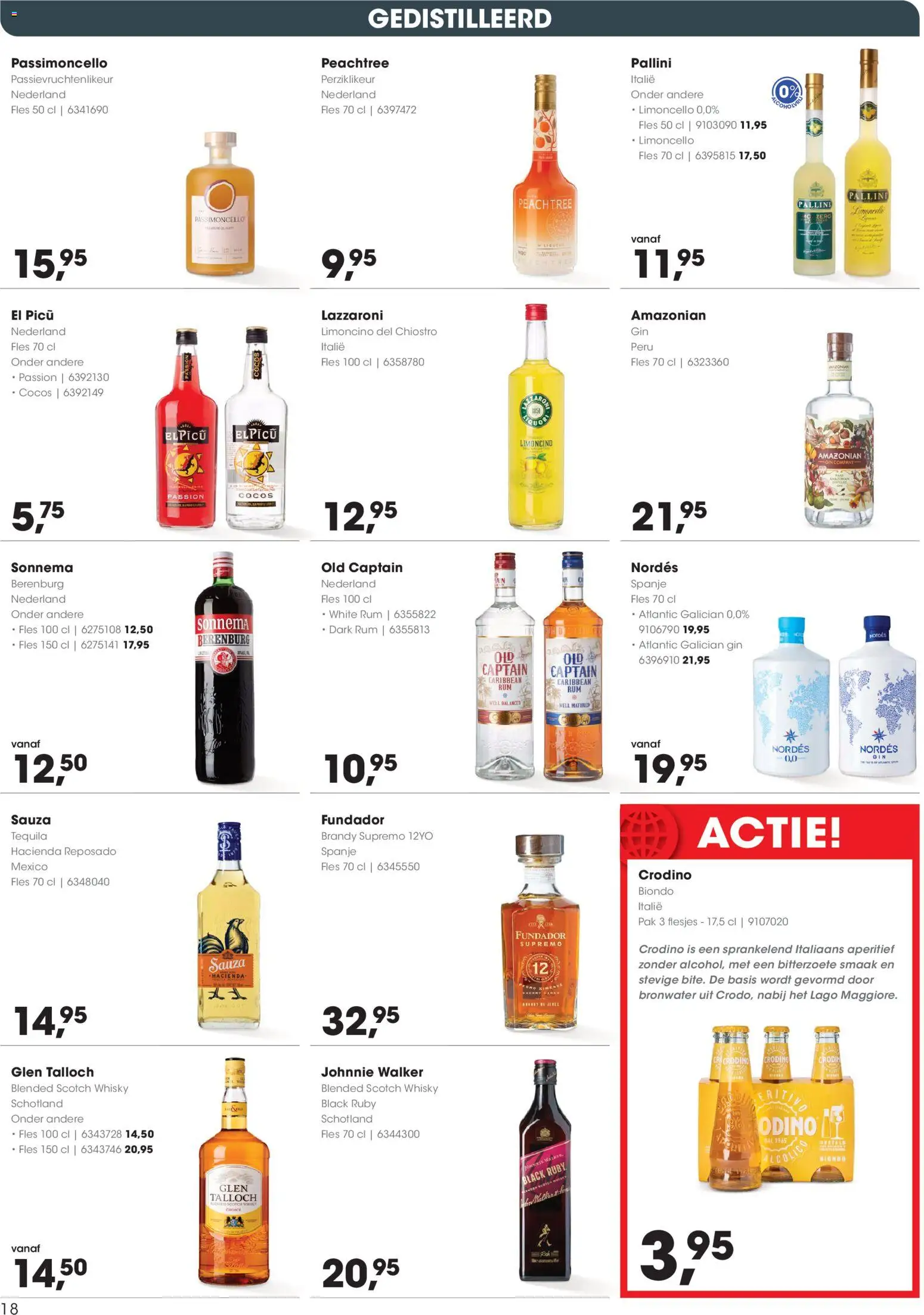 {H1} | Pagina: 18 | Producten: Fles, Brandy, Rum, Bal