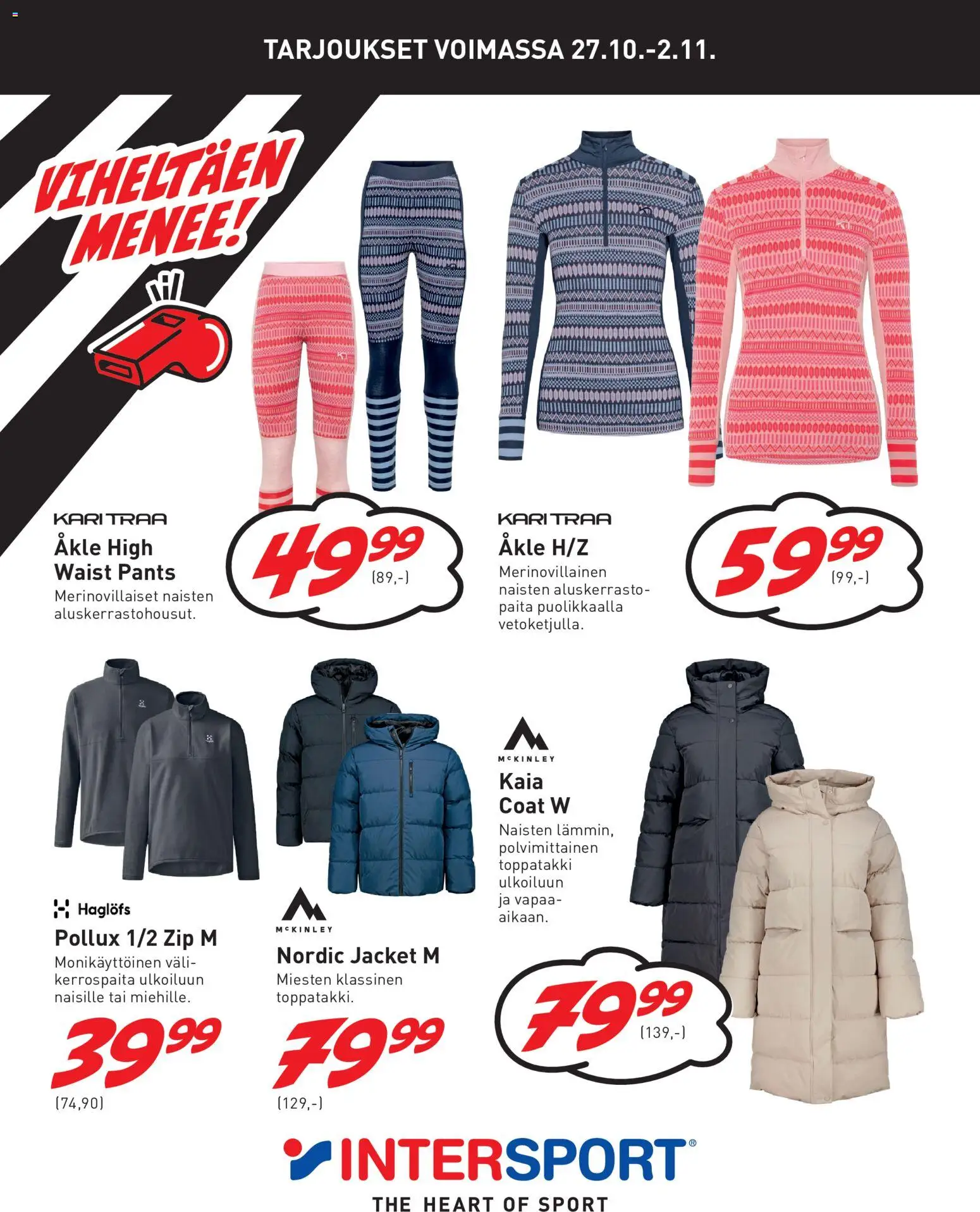 Intersport tarjoukset – voimassa 27/10/2026 alkaen | Sivu: 6 | Tuotteet: Paita, Toppatakki
