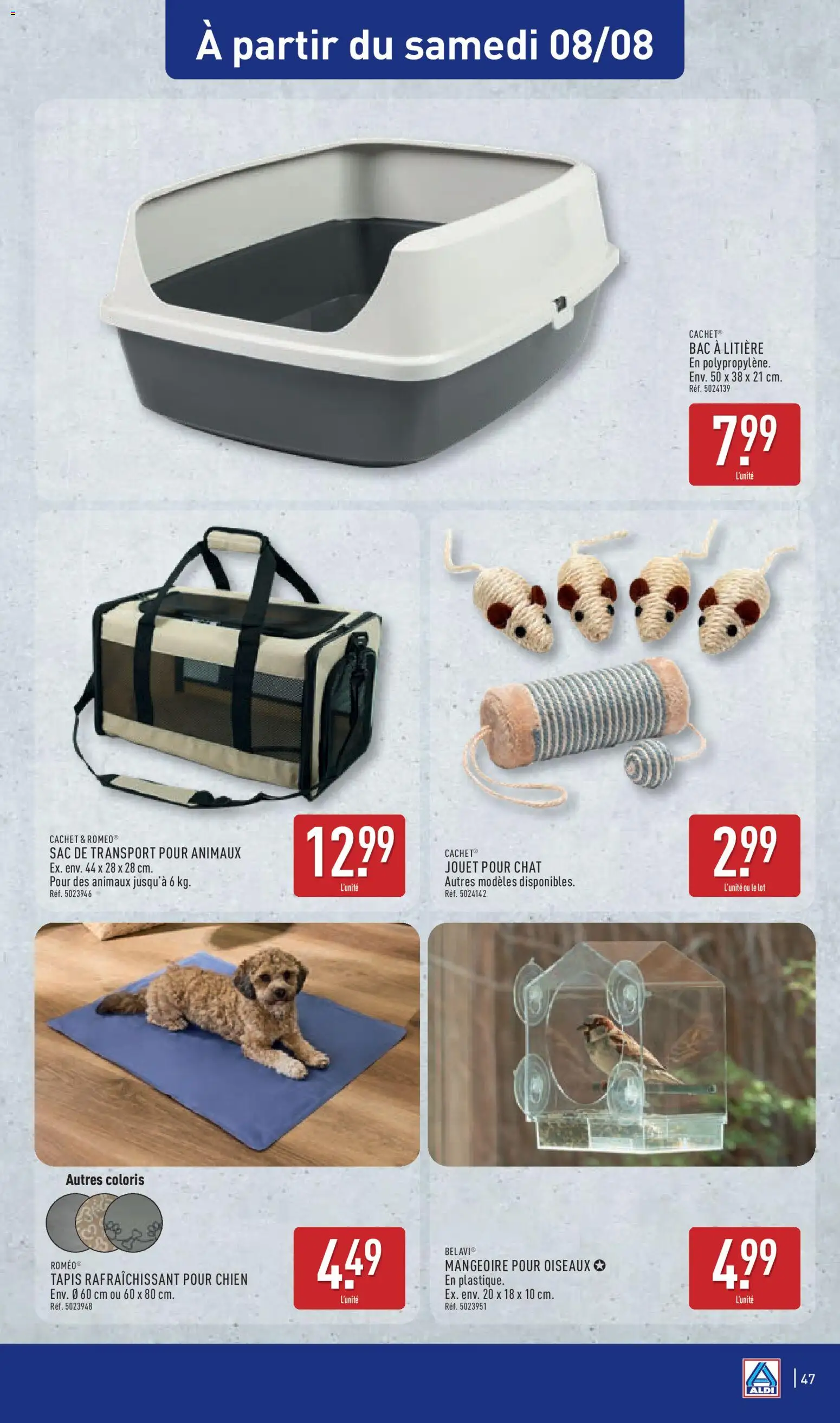 {H1} | Page: 49 | Produits: Bac à litière, Litière, Sac de transport, Tapis