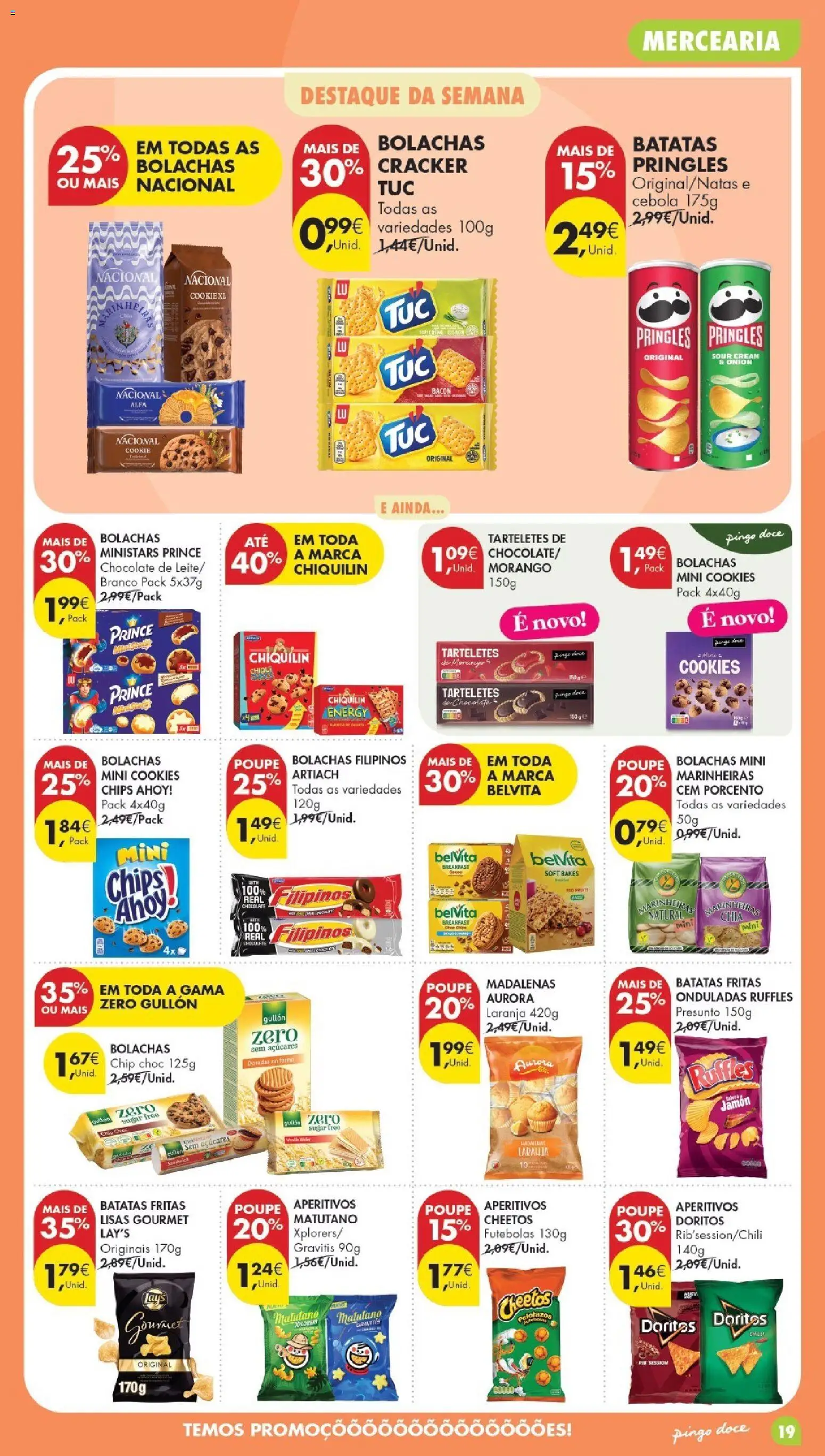 Pingo Doce folheto Poupe Esta Semana Madeira │ válido de 27/10/2026 | Página: 19 | Produtos: Bacon, Filipinos, Cebola, Chocolate