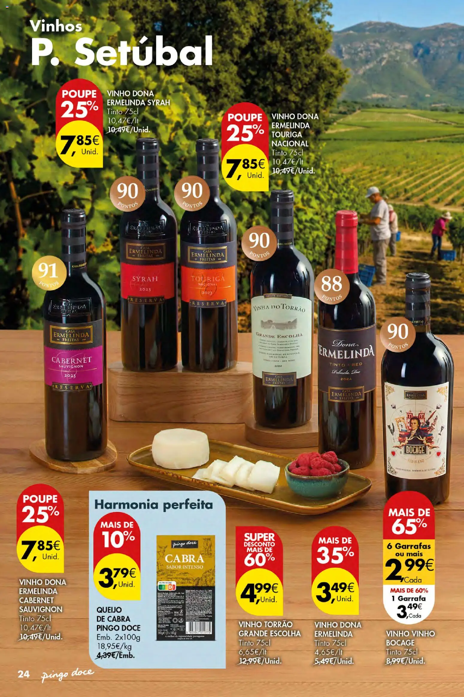 Pingo Doce Vinhos e Sabores de Portugal Açores │ válido de 17/09/2026 | Página: 24 | Produtos: Queijo, Vinho