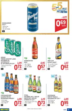 Metro angebote Profi ab 23.07.2026 gültig | Seite: 35 | Produkte: Zitrone, Bier
