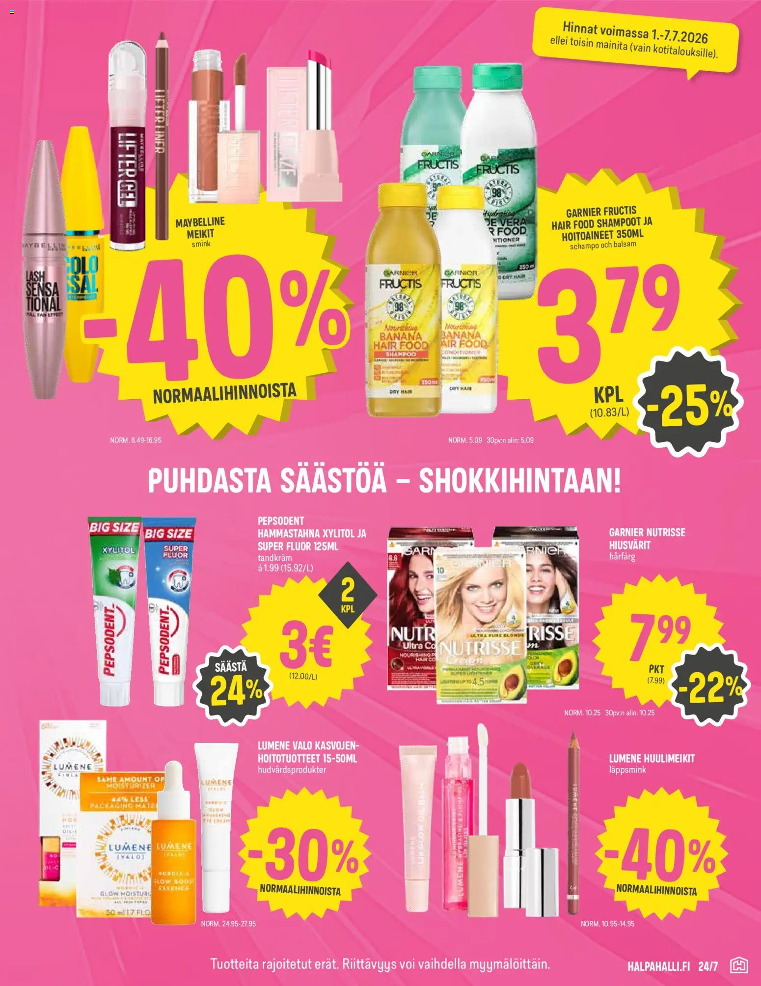 Halpa Halli tarjoukset – voimassa 01/07/2026 alkaen | Sivu: 7