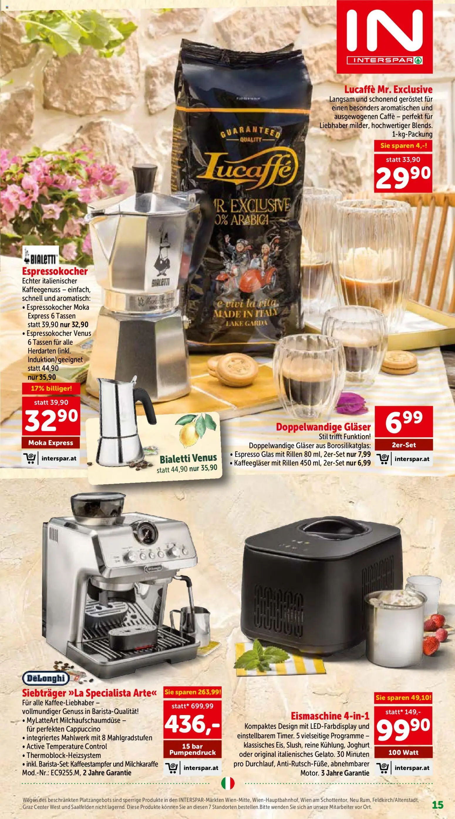 Interspar Italien gültig ab 01.07.2026 | Seite: 15 | Produkte: Joghurt