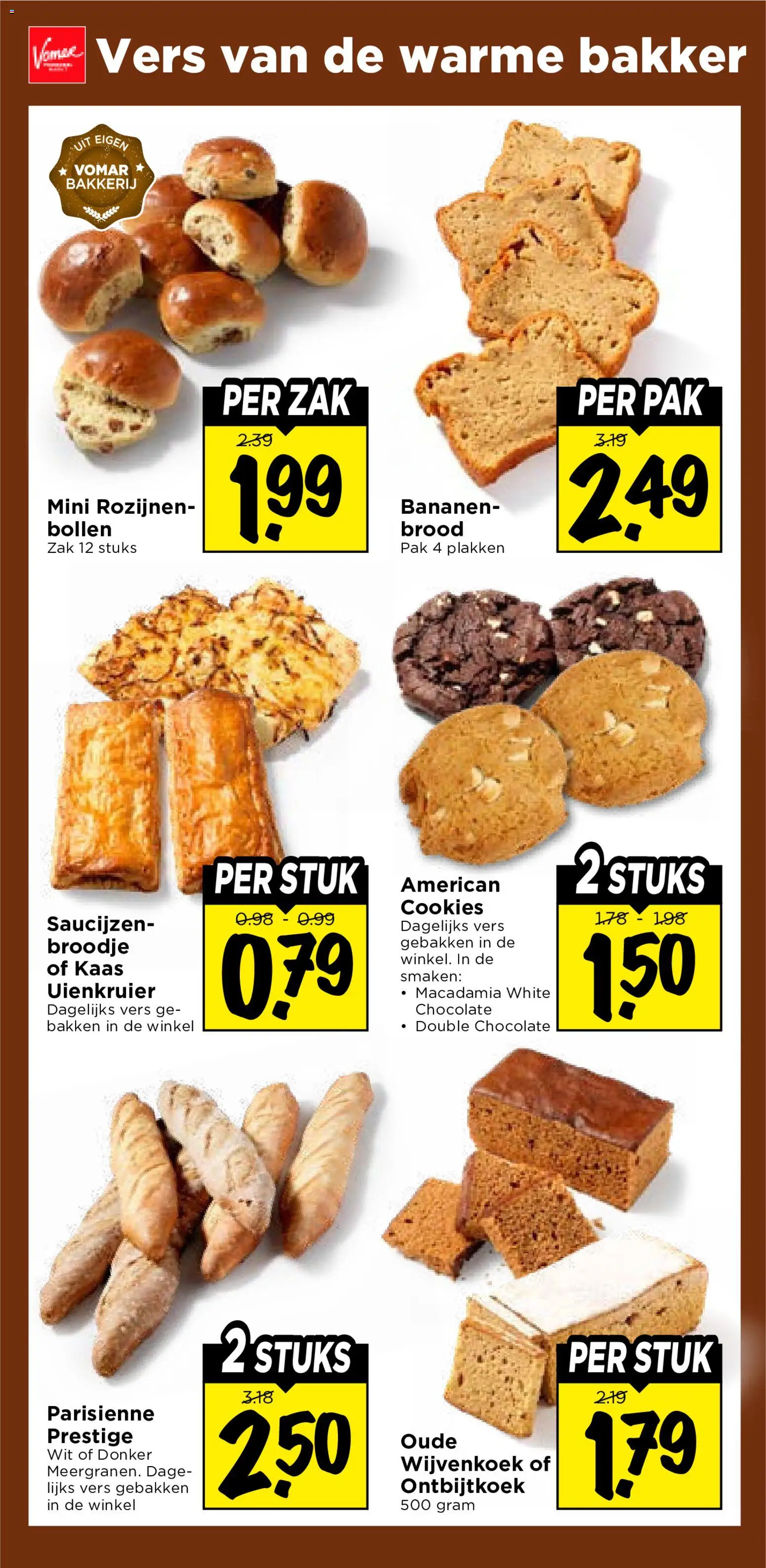 {H1} | Pagina: 15 | Producten: Brood, Bananen, Bakkerij, Broodje