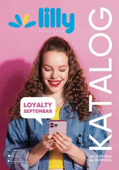 Lilly drogerie katalog - pregled Lilly drogerie kataloga - važi od 01.09.2026