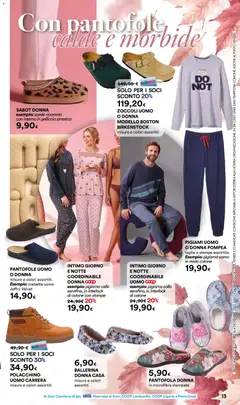 Anteprima del volantino Ipercoop volantino Casa d'Autunno valido a partire dal 08/10/2026 | Pagina: 13 | Prodotti: Pantofole, Sabot, Data, Collo