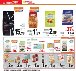 Anteprima del volantino ZUCCHERO DI CANNA GREZZO TROPICAL ERIDANIA 1 kg, ZUCCHERO DI CANNA GREZZO TROPICAL ERIDANIA 1 kg valido a partire dal 04.06.2026 | Pagina: 40 | Prodotti: Pane, Zucchero, Lavazza, Quinoa