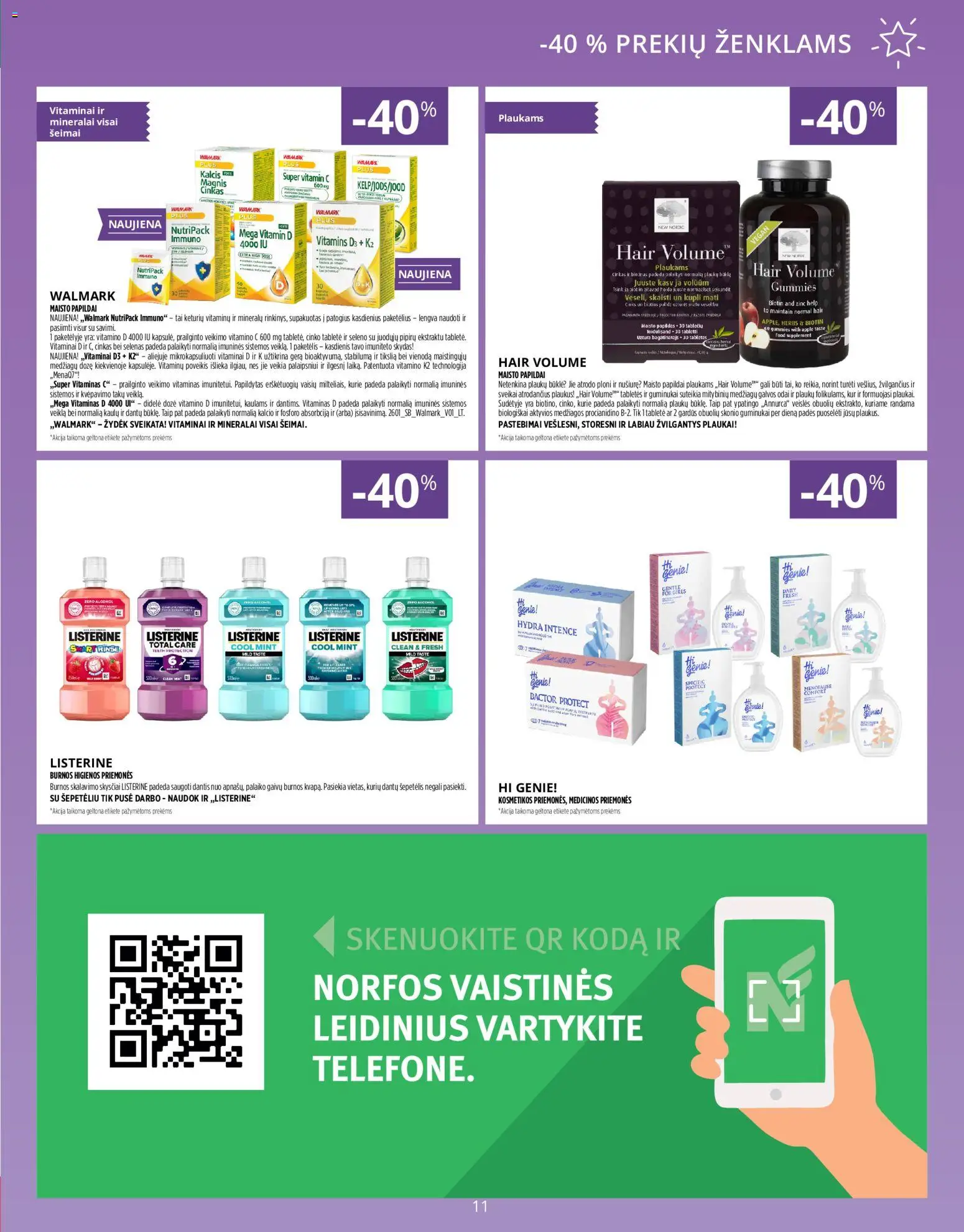 Norfa vaistinė akcijos nuo 01.06.2026 | Puslapis: 11