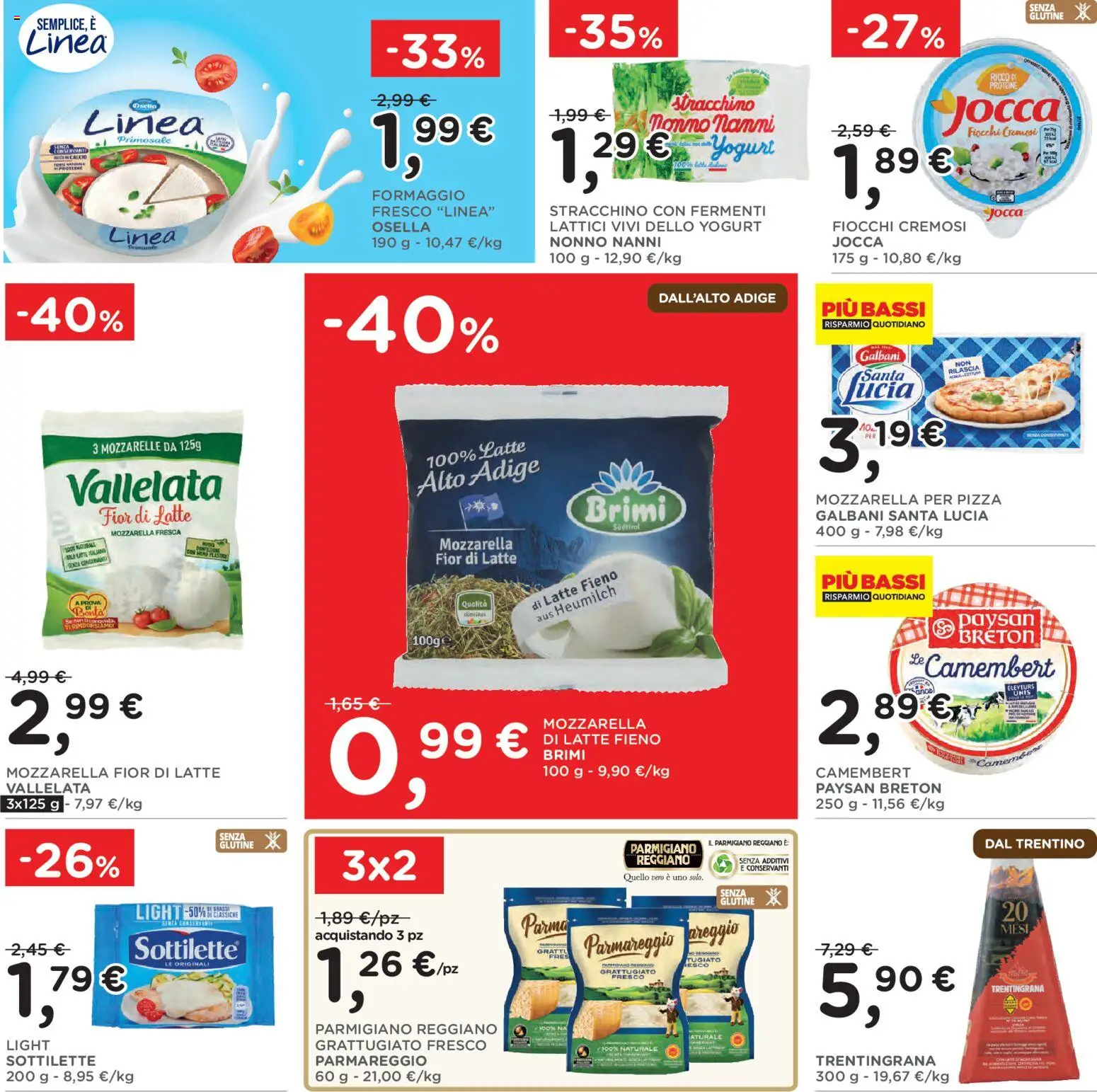 Volantino Poli del 03.06.2026 | Pagina: 11 | Prodotti: Yogurt, Pizza, Latte, Parmigiano