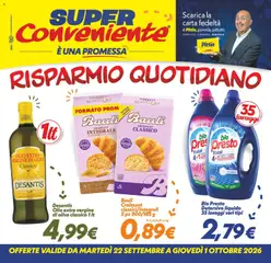 Anteprima del volantino SuperConveniente volantino valido a partire dal 22/09/2026
