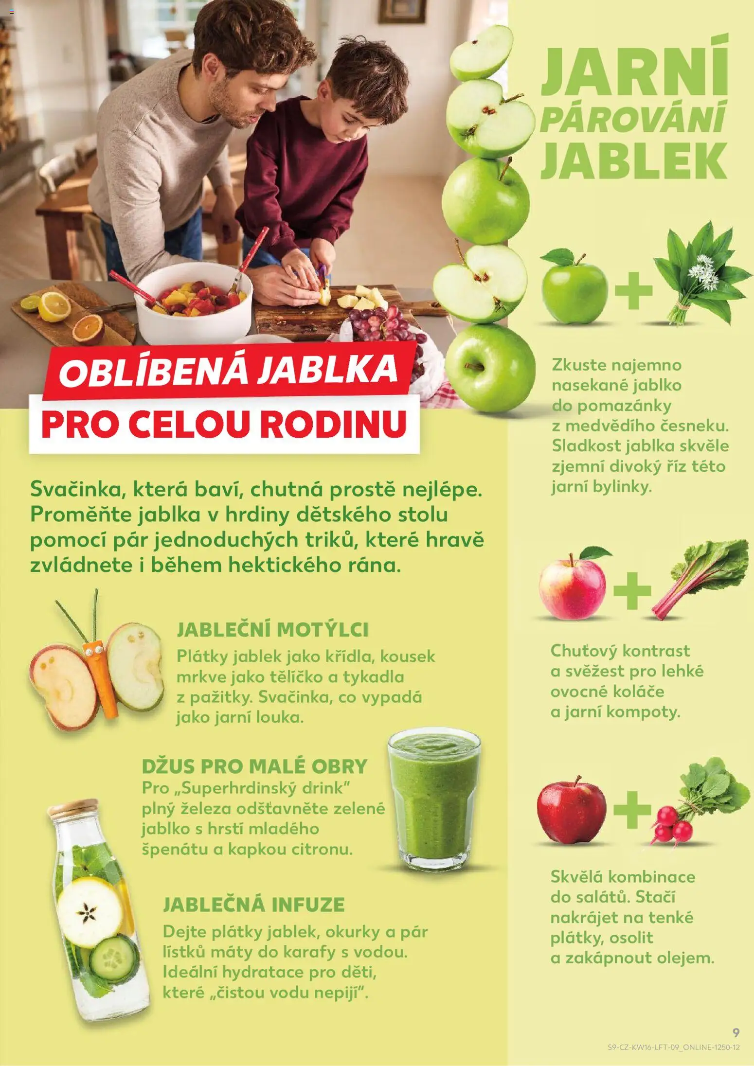Kaufland leták - Praha 8 od 15.04.2026 | Strana: 9 | Produkty: Džus, Okurky, Apple, Body