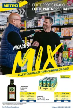 Metro Monats-Mix ab 01.05.2026 gültig