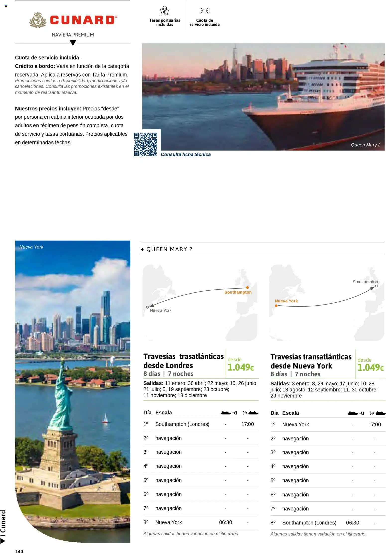 Viajes El Corte Inglés Cruceros marítimos │ válido desde el 01/01/2026 | Página: 141 | Productos: Navegación