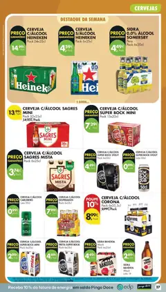 Pré-visualização Pingo Doce folheto válido de 13/10/2026 | Página: 31 | Produtos: Super bock, Cerveja, Somersby, Álcool